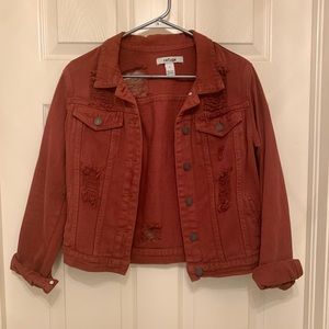 Destroyed Denim Jacket